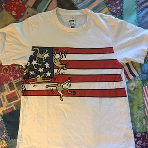 Keith Haring Flag Shirt